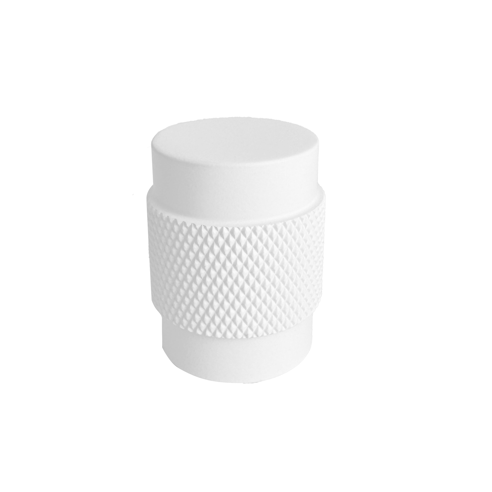 White Knurled Rounded Cupboard Knob 25mm Mucheln HardwareBox white-knurled-rounded-cupboard-knob-25mm-mucheln-hardwarebox