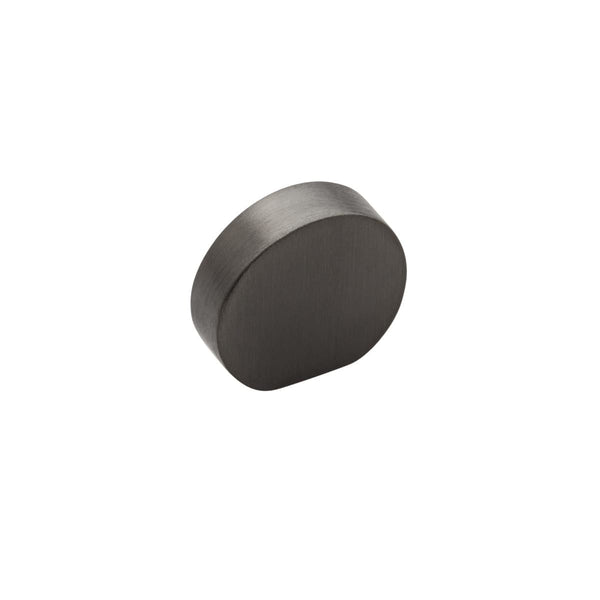 gunmetal curve cupboard knob 25