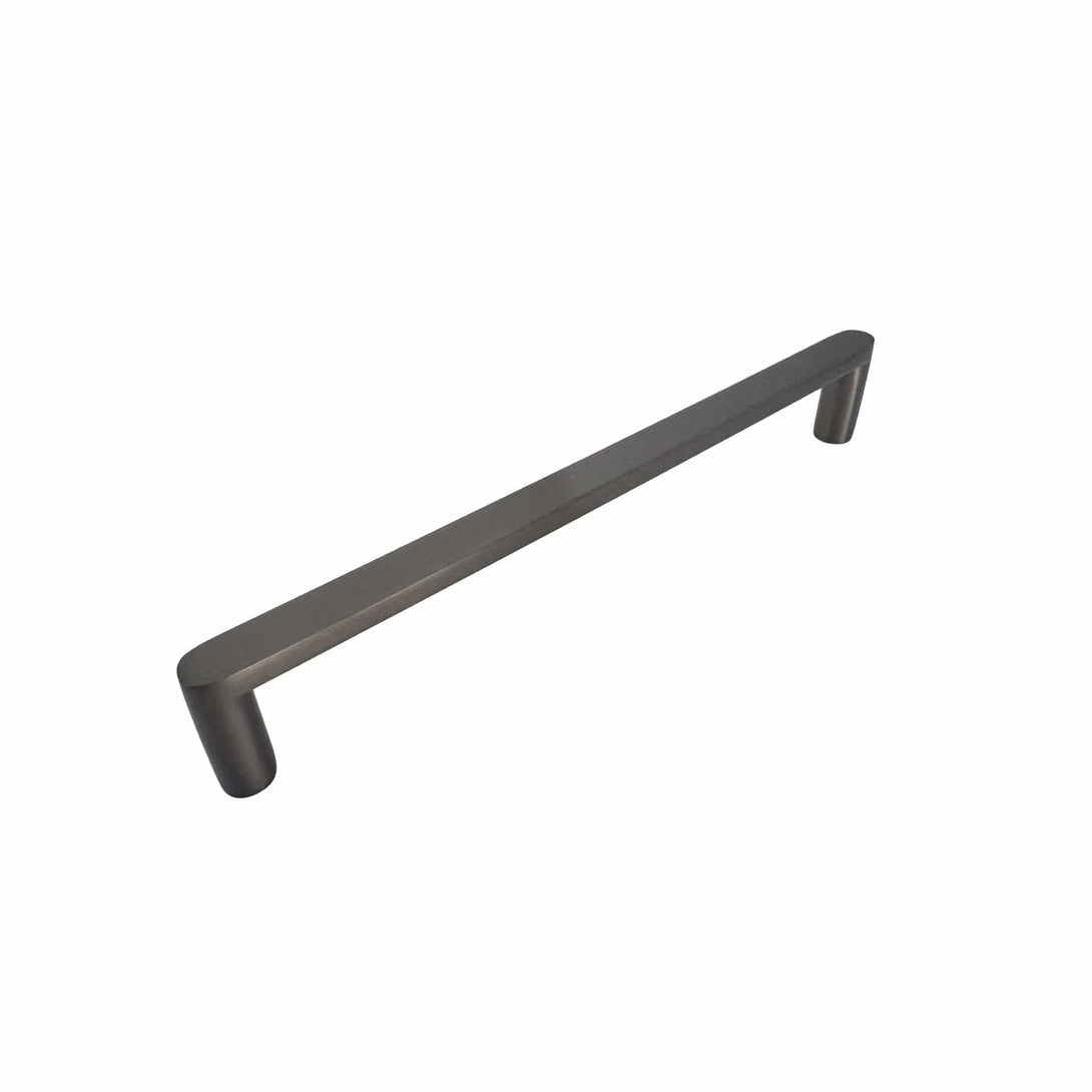 Gunmetal Grey Curved Edge Cupboard Handle