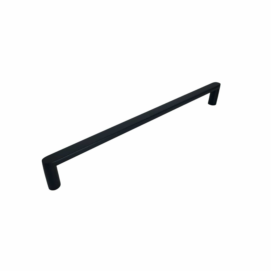 Matte Black Curved Edge Cupboard Handle