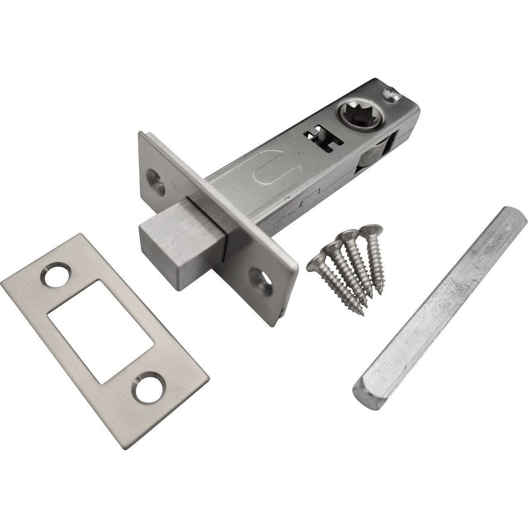 satin nickel privacy tube lock bolt