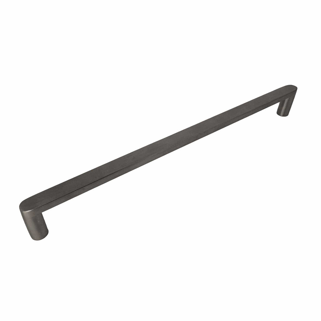 Gunmetal Grey Curved Edge Cupboard Handle