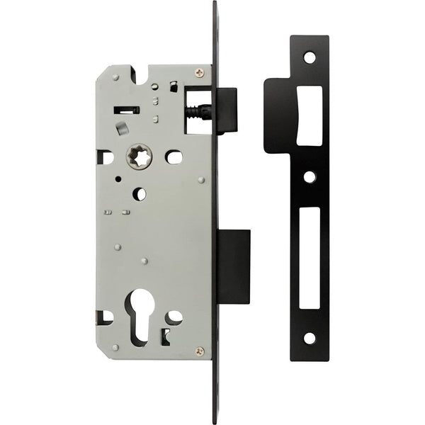 Matte Black 45mm Backset Mortice Entrance Door Lock | Mucheln
