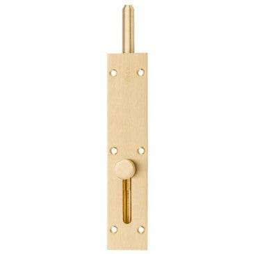 Brushed Satin Brass door bolt Zanda