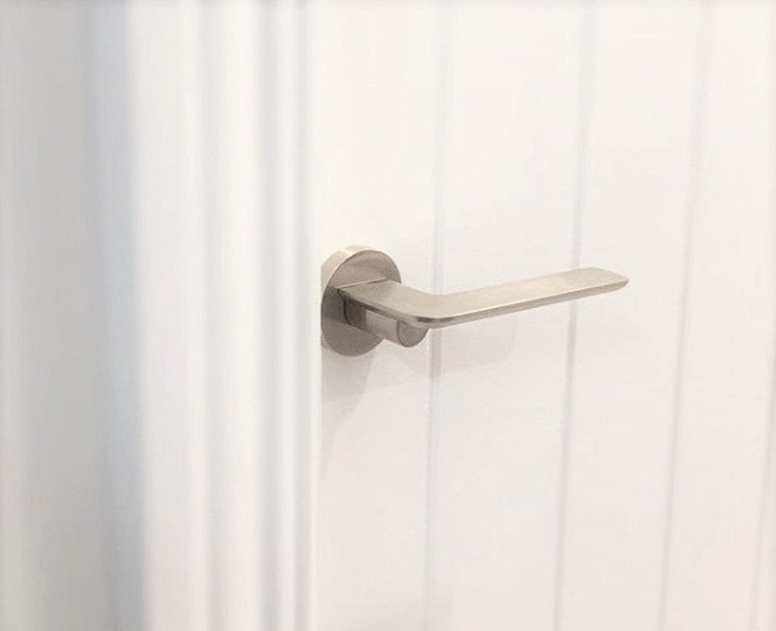 Satin Nickel door handle mucheln