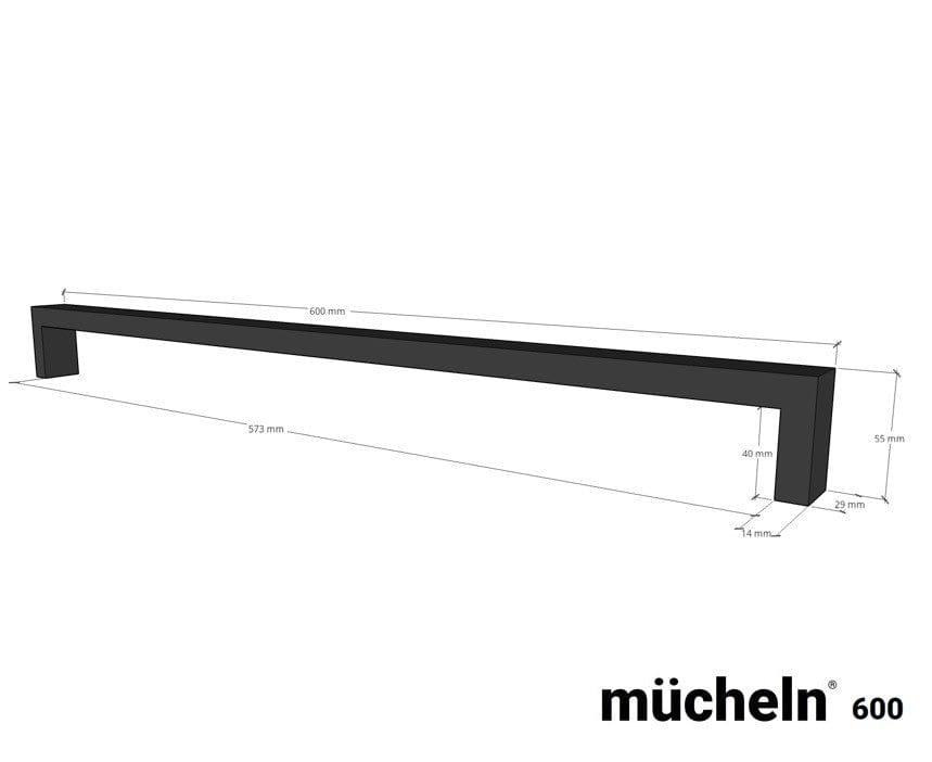 600mm Pull Handle Dimensions