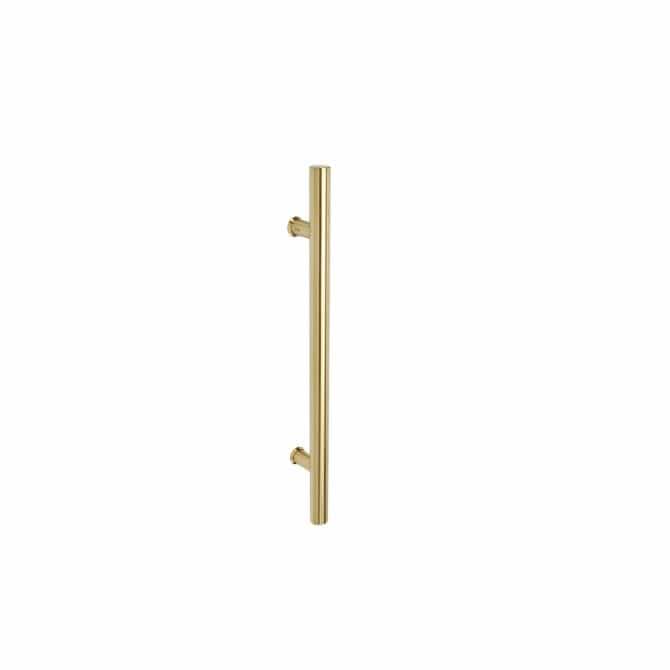 Zanda 600mm Brushed Brass round pull handle