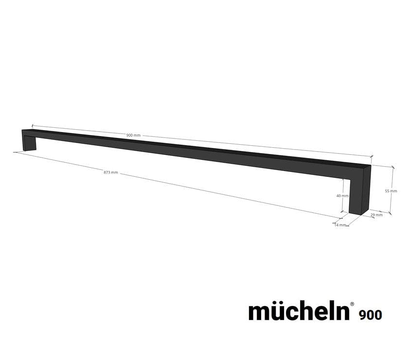 900 pull handle dimensions