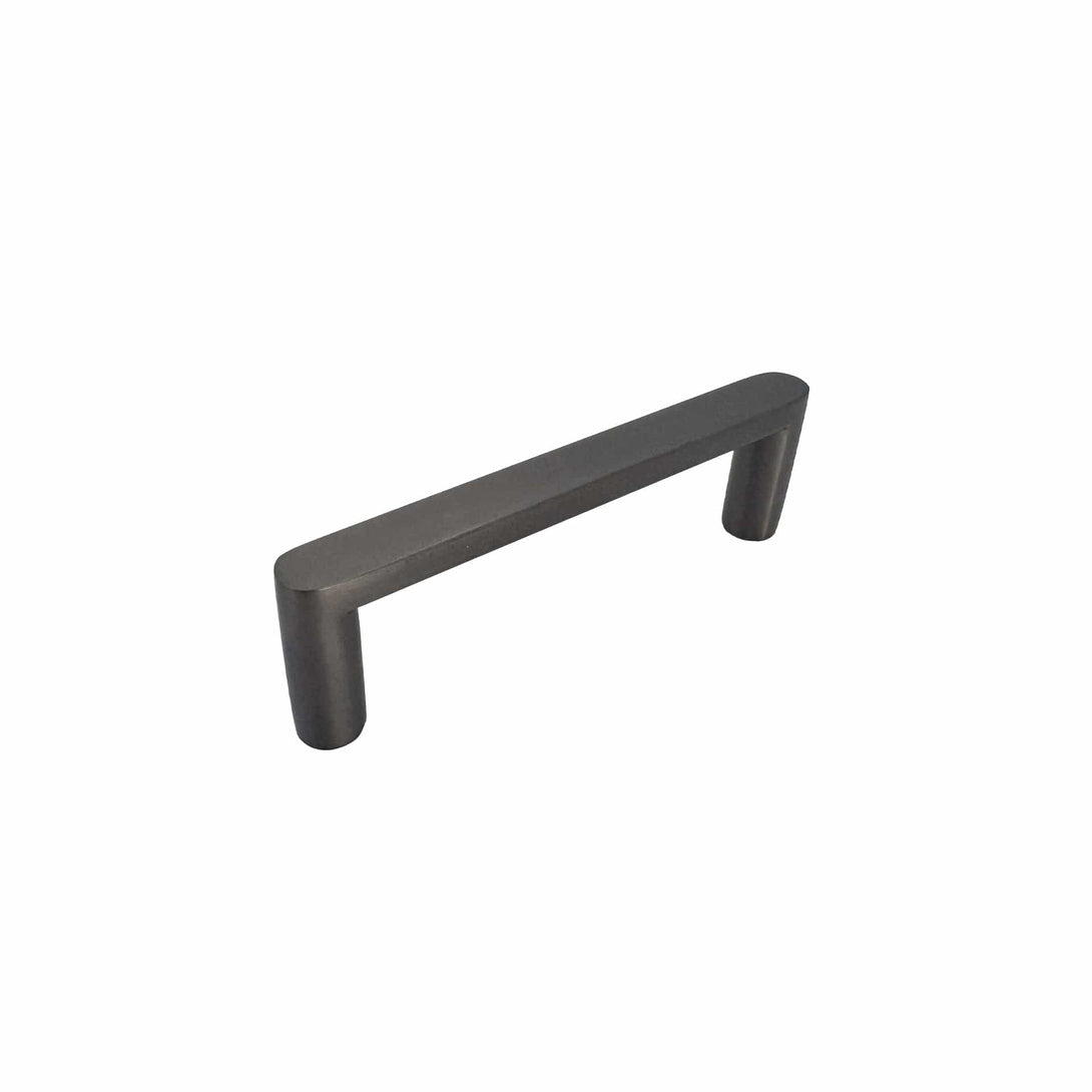 Gunmetal Grey Curved Edge Cupboard Handle