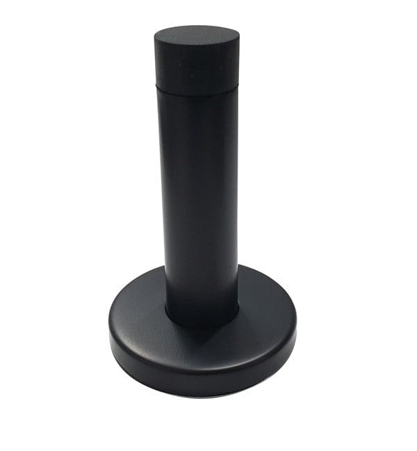 black round rubber door stop