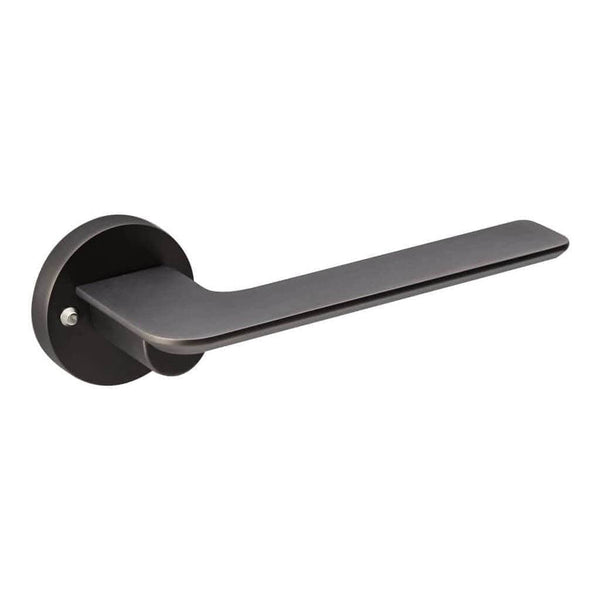 Gunmetal Grey Privacy Door Handle 52mm | Mucheln Edge Series