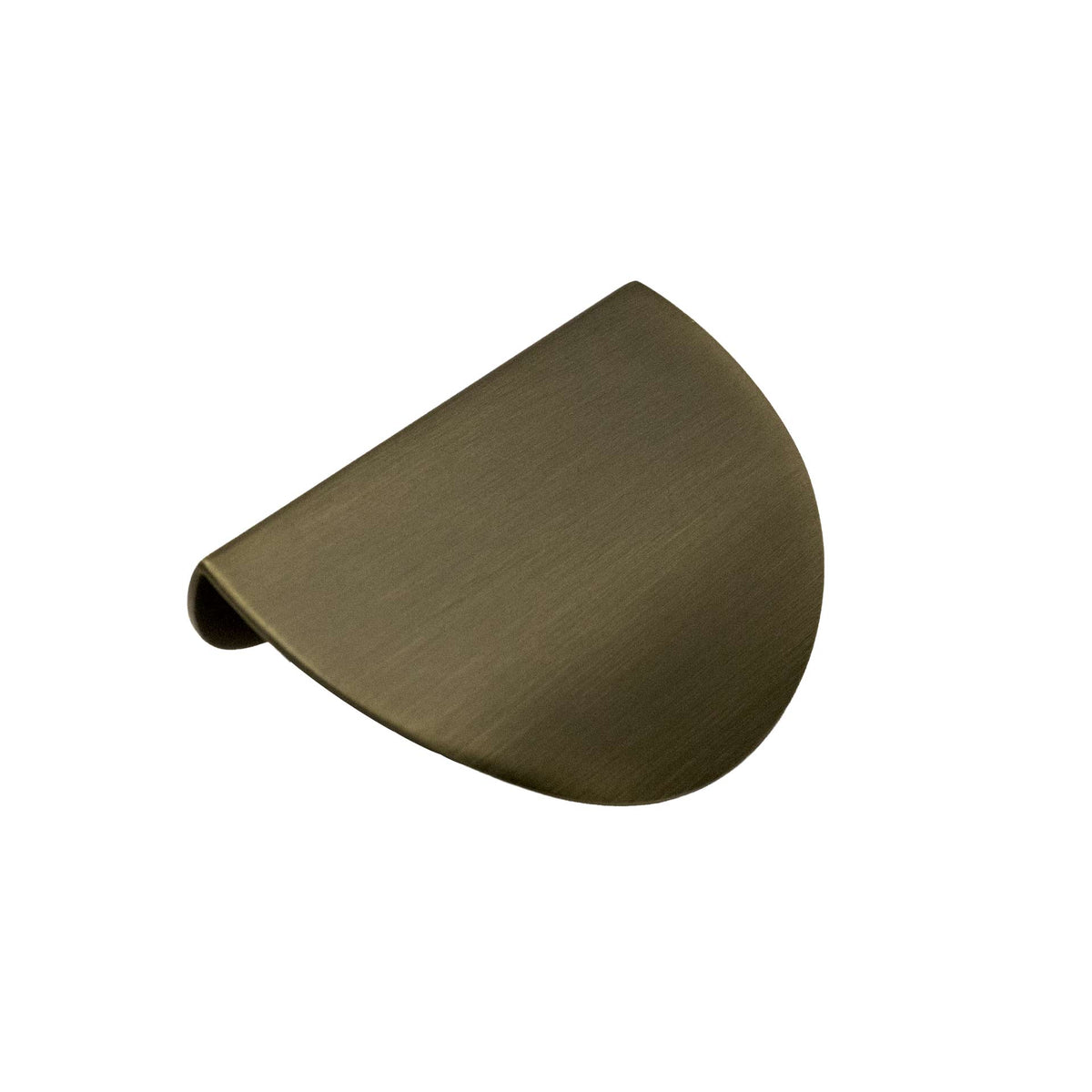 Antique Bronze Curved Edge Cabinet Pull Handle 75mm | Mucheln