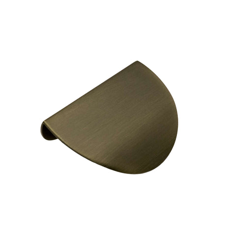 Antique Bronze Curved Edge Cabinet Pull Handle 75mm | Mucheln