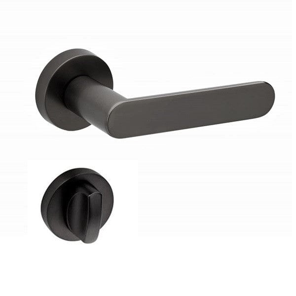 Gunmetal Grey door handle separate privacy lock