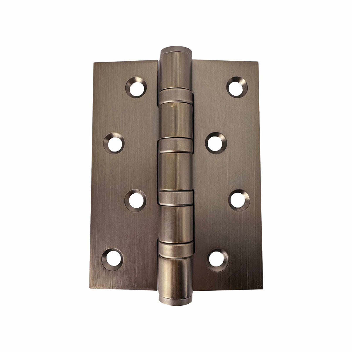 Antique Bronze Fixed Pin Door Hinge 100mm x 75mm (2 Hinges) | Mucheln