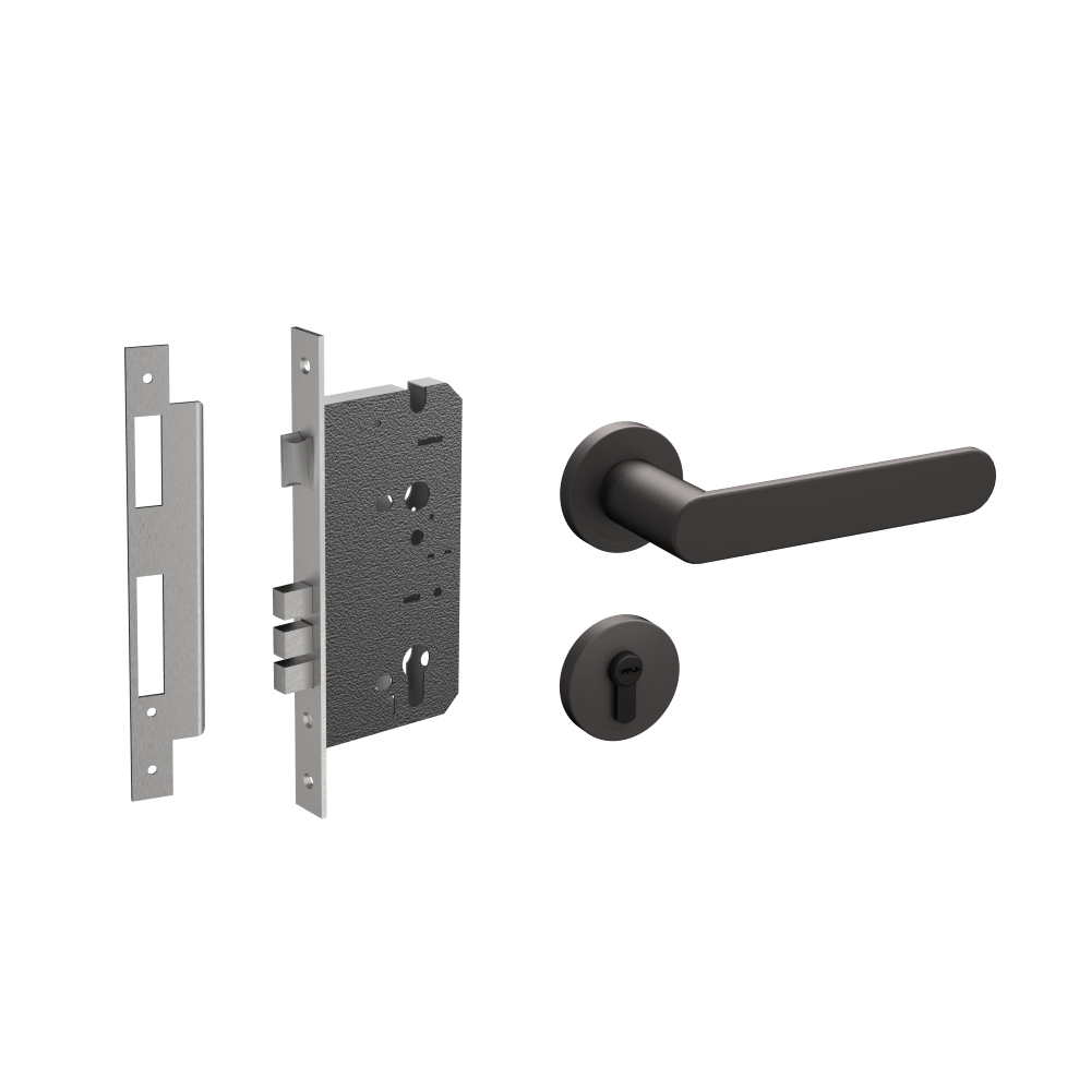 Gunmetal Grey Entrance Door Handle 52mm Mucheln Berkley Series gunmetal-grey-entrance-door-handle-52mm-mucheln-berkley-series