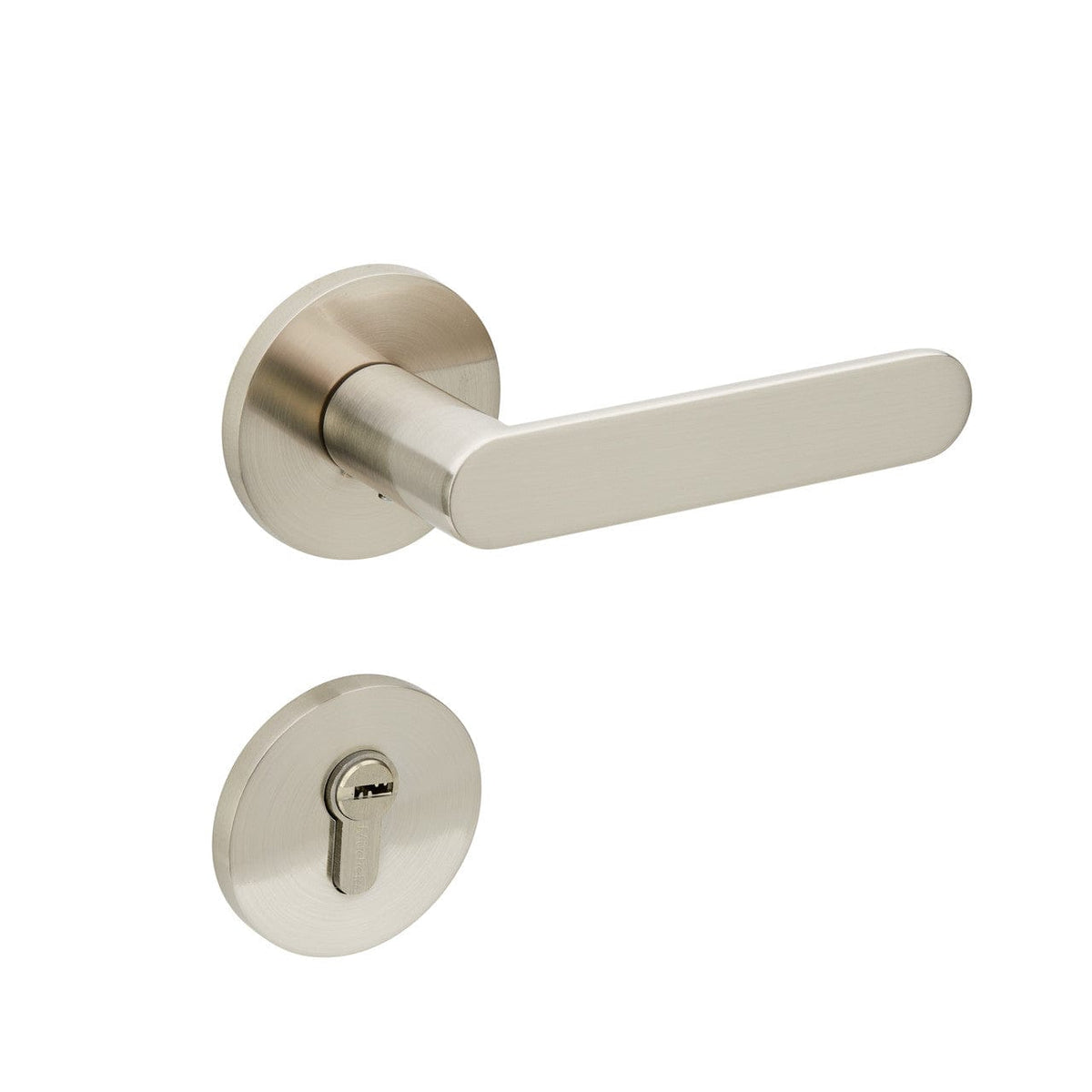 Satin Nickel  Entrance Door Handle