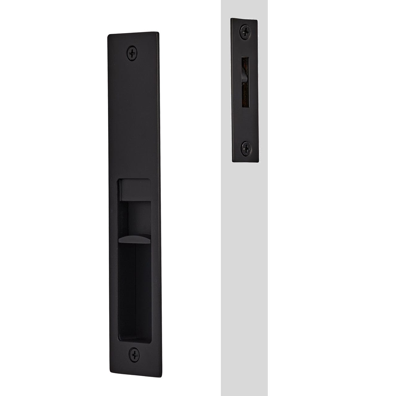 Duke Privacy Set Matte Black Sliding Door Privacy Set I Mucheln Duke Series – HardwareBox