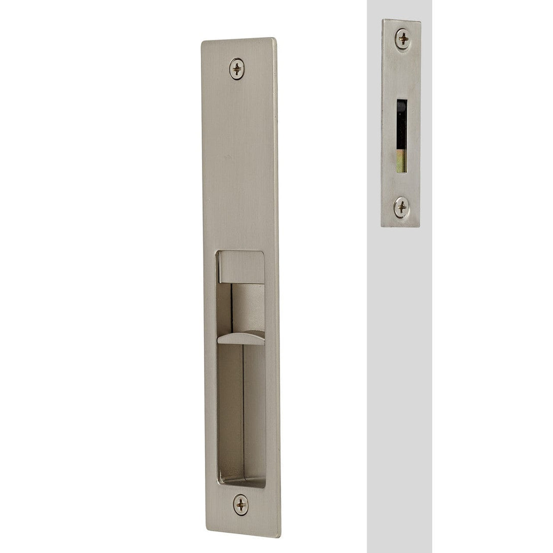 duke satin nickel sliding door handle privacy 2