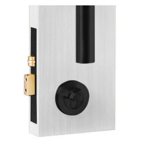 Matte Black Entrance Door Handles Tagged "Zanda" HardwareBox