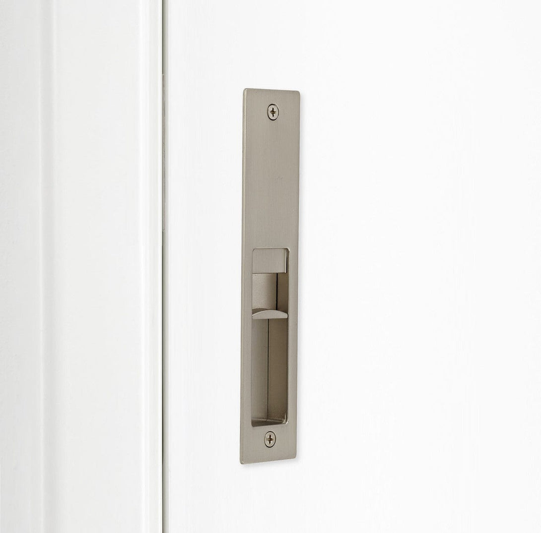 Duke Privacy Set Satin Nickel Sliding Door Privacy Set I Mucheln Duke Series – HardwareBox