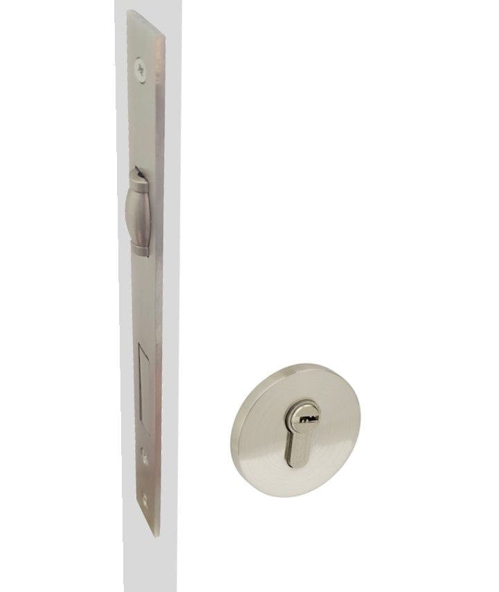 Satin Nickel Roller Entrance Lock