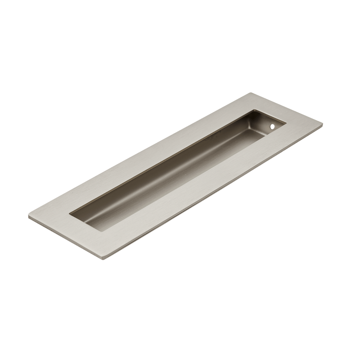 Satin Nickel 200mm flush door handle