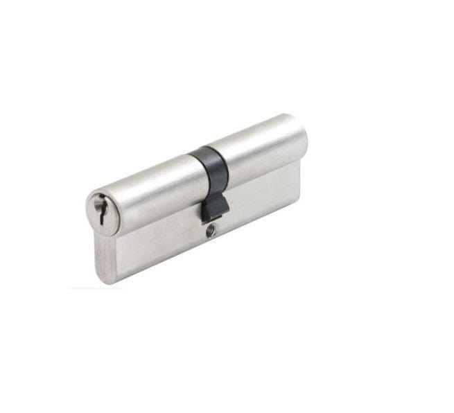 double euro cylinder satin nickel