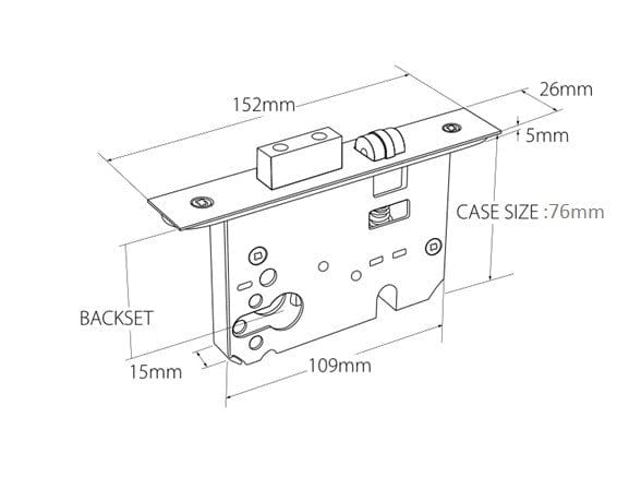 zanda roller lock dimensions