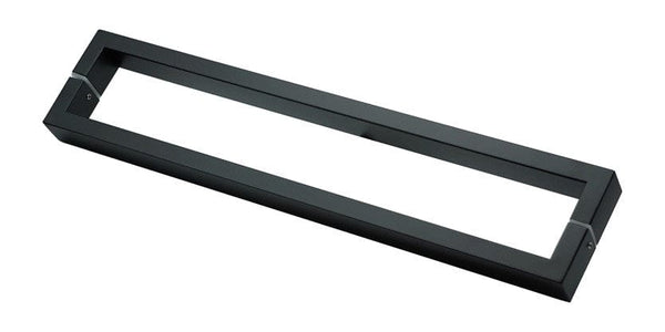 black 600mm front door pull handles