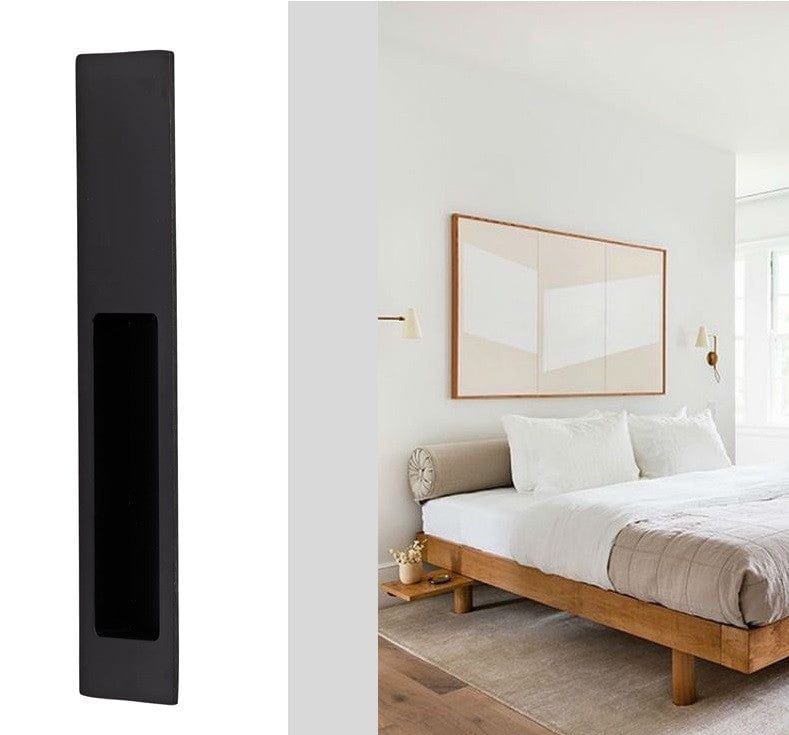 duke black sliding door handle 4 passage