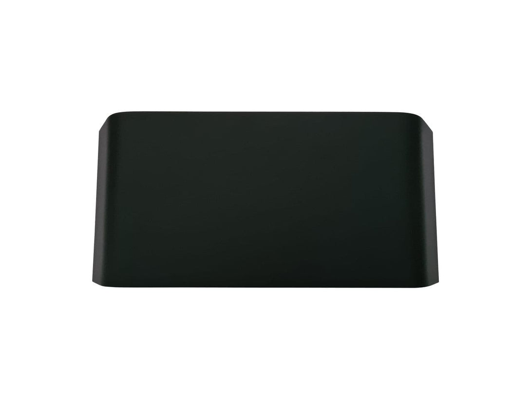 matte black steel monitor mount riser top