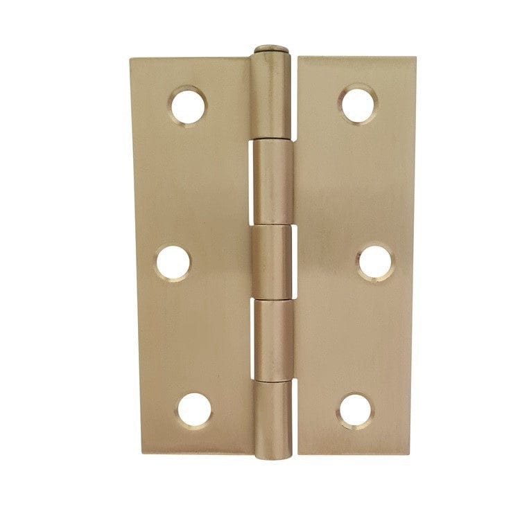 Brushed Brass 85x60mm door hinge