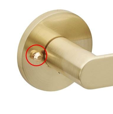 brass privacy pin