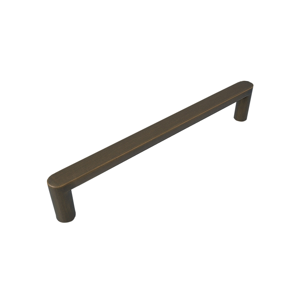 Antique Bronze Curved Edge Cupboard Handle, 192mm