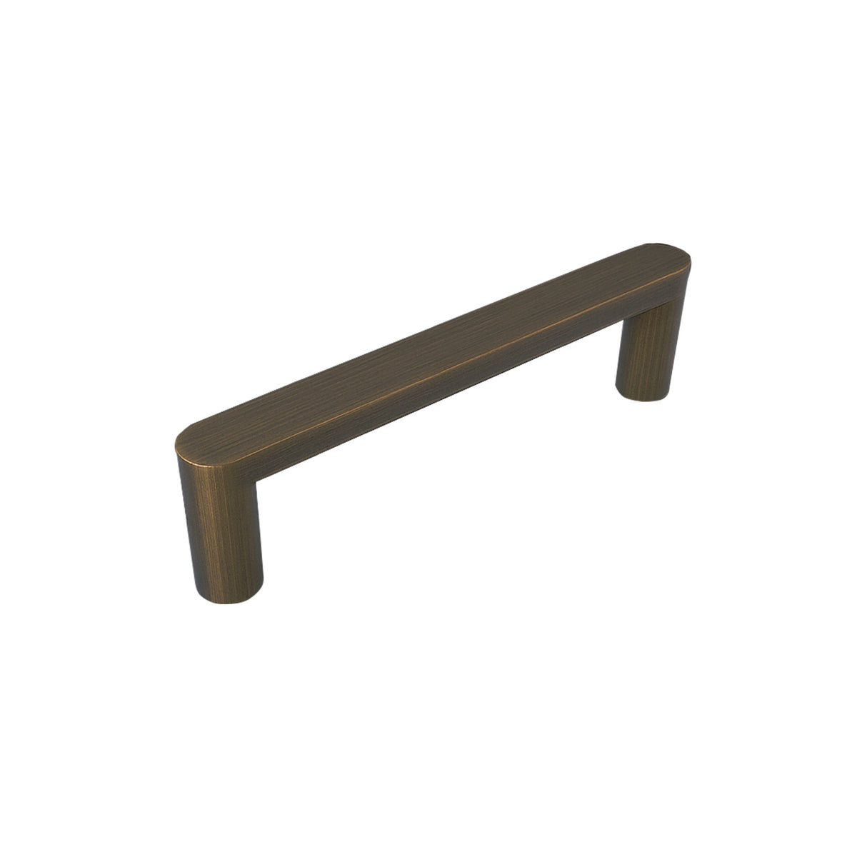 Antique Bronze Curved Edge Cupboard Handle, 96mm