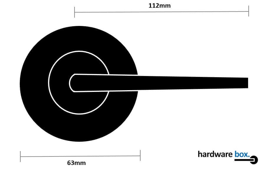 Nidus Black Handle Dimensions round