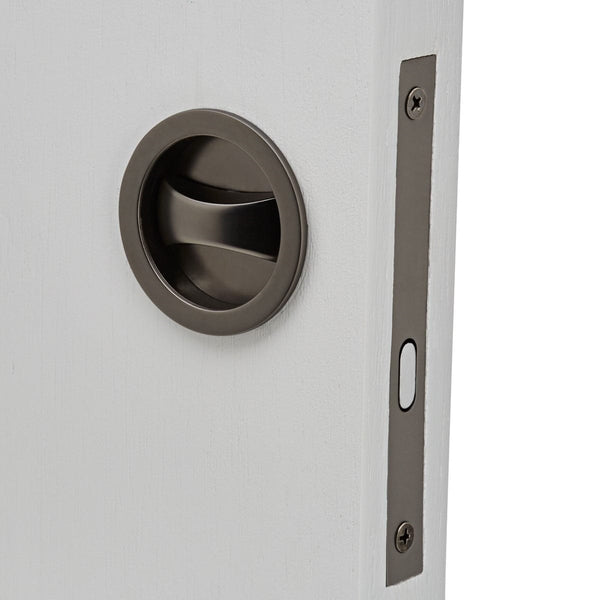 gunmetal grey cavity sliding door lock