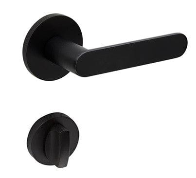 matte black separate snib door handle 1