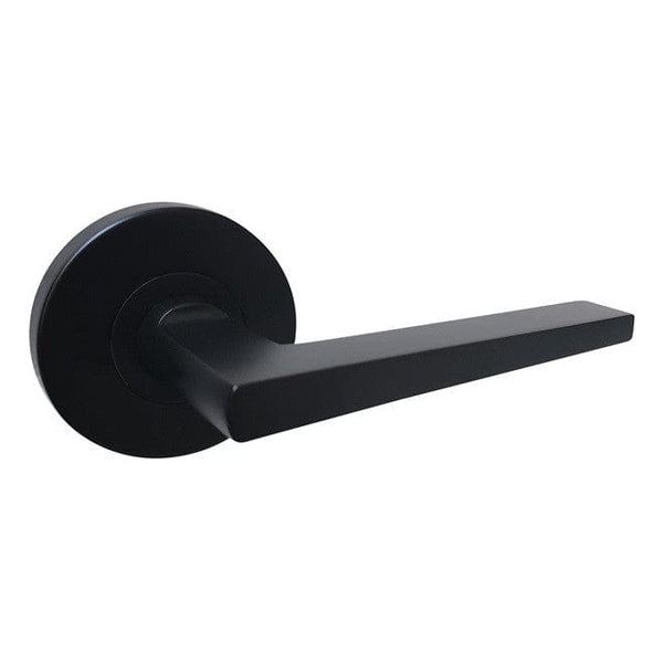 Nidus Marino black door handle round main
