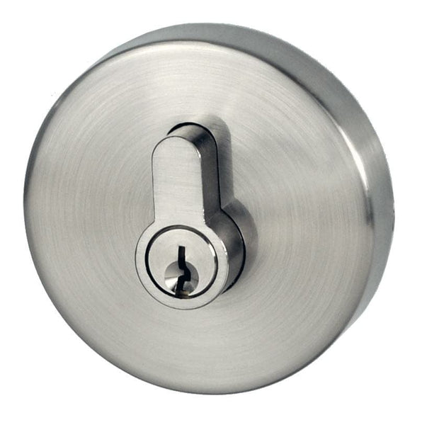 Satin Nickel Entrance Deadbolt (Key and Snib) 70mm | Lonsdale Series N ...